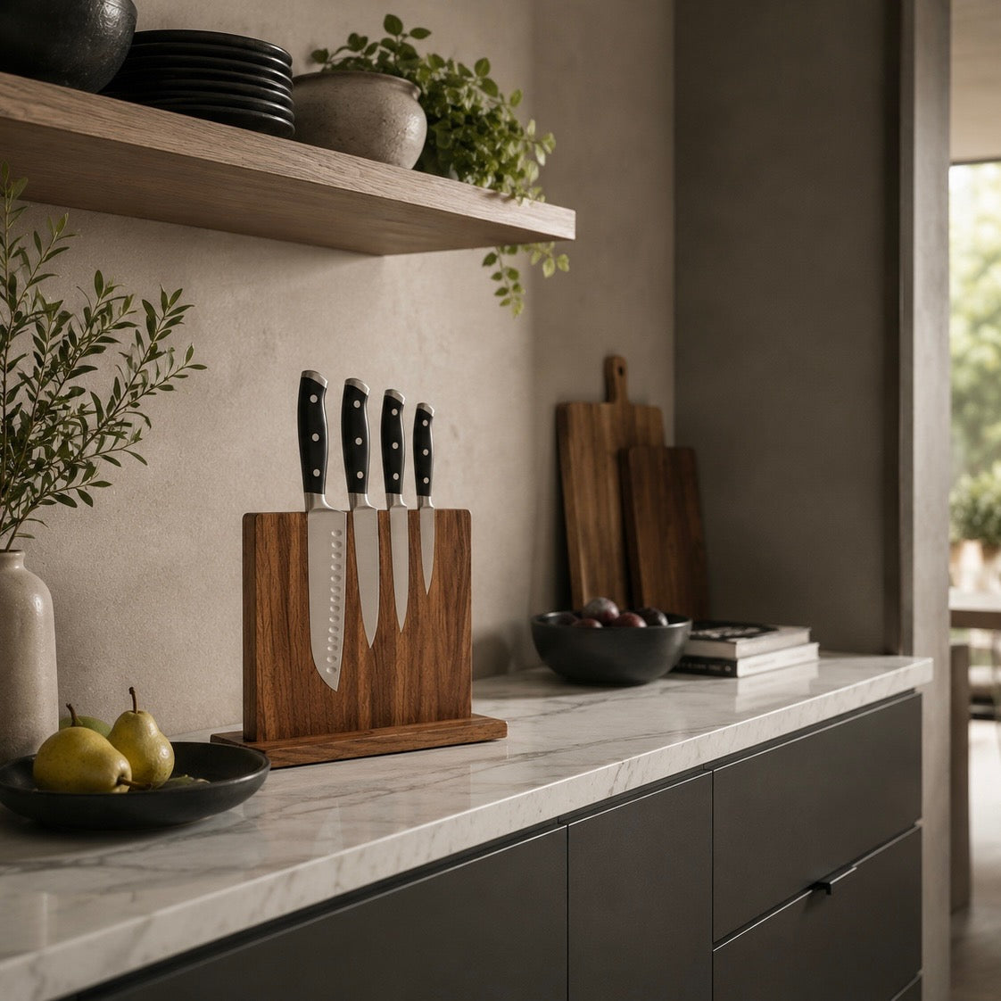 LuxeFold™ Magnetic Knife Dock