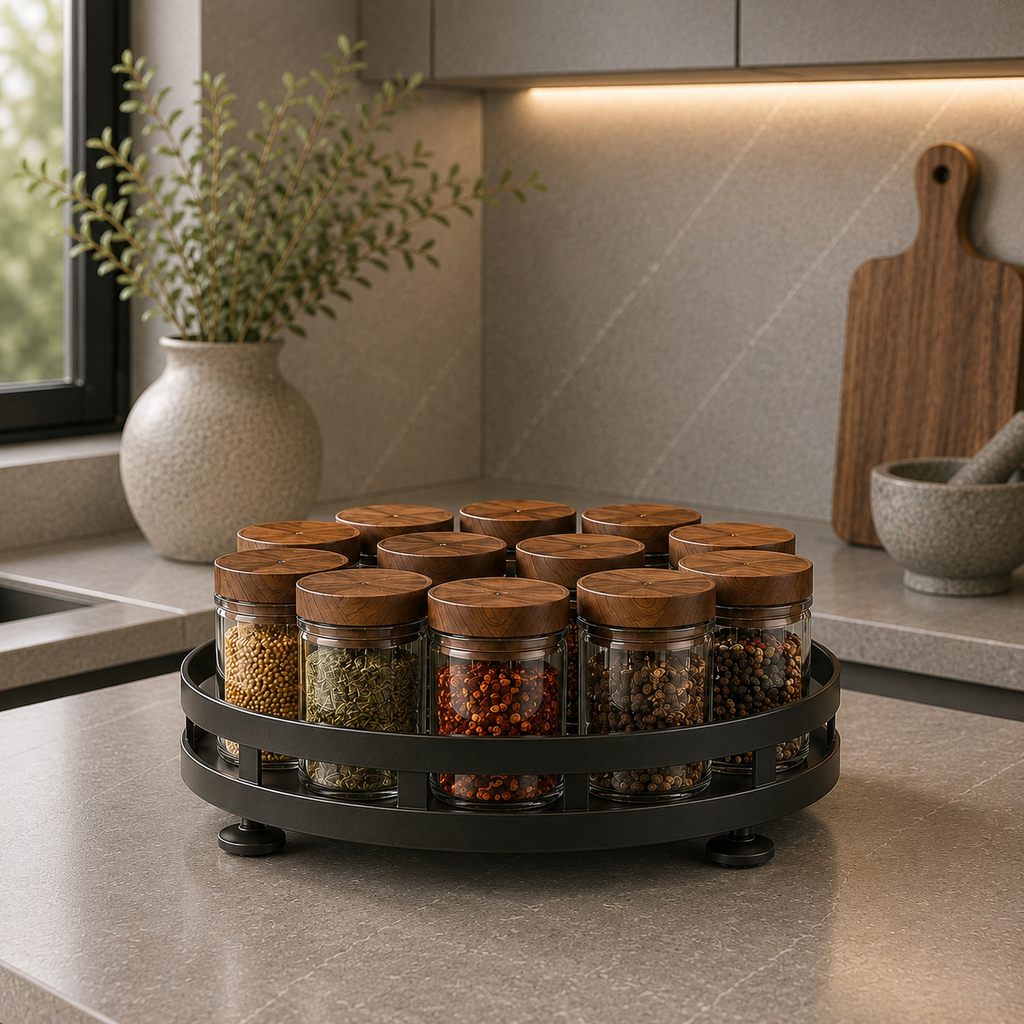 LuxeFold™ 360° Rotating Storage Tower