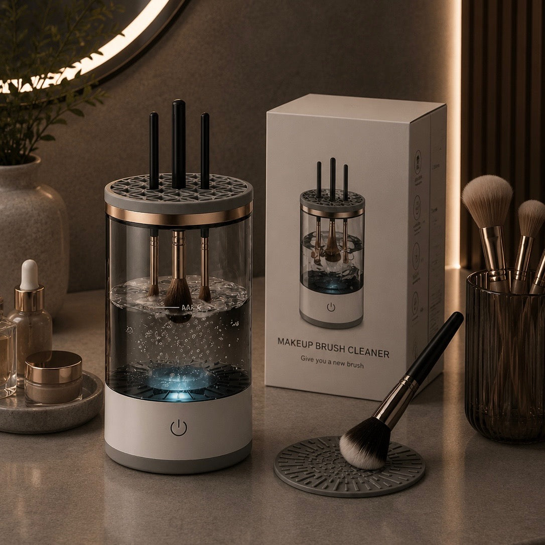 LuxeFold™ Automatic Makeup Brush Cleaner