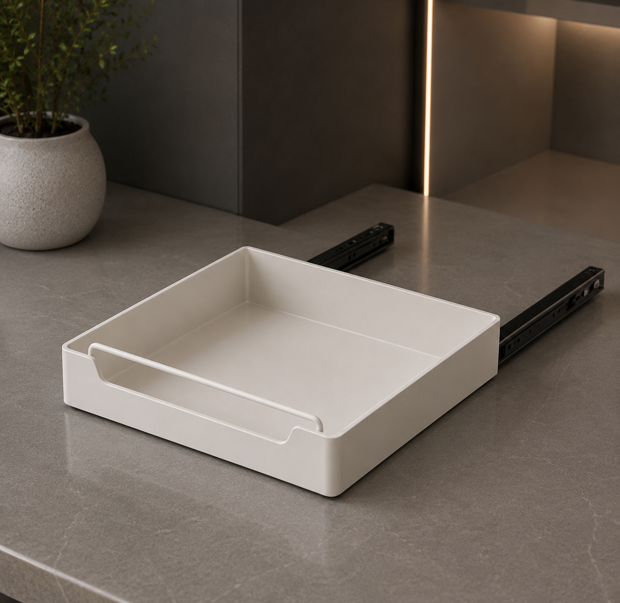 LuxeFold™ GlideTray Cabinet Organiser