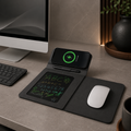 LuxeFold™ 4-in-1 Foldable Wireless Charging Desk Mat
