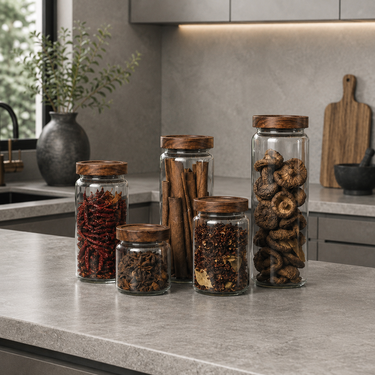 LuxeFold™ PantrySeal Glass Canister