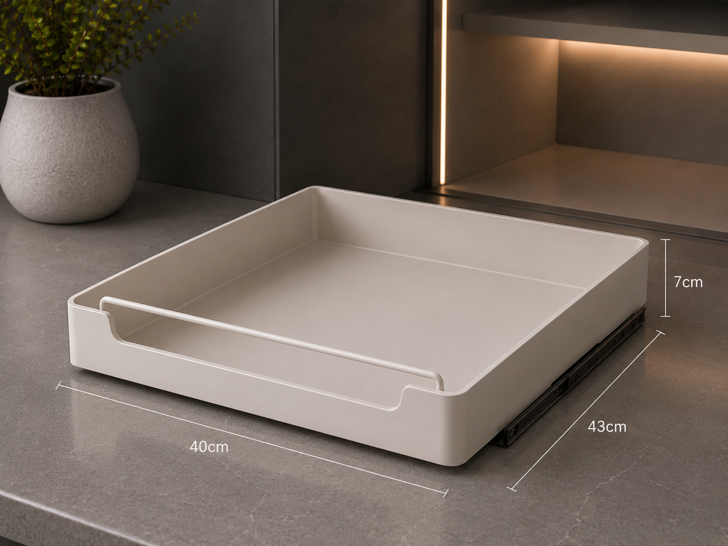 LuxeFold™ GlideTray Cabinet Organiser