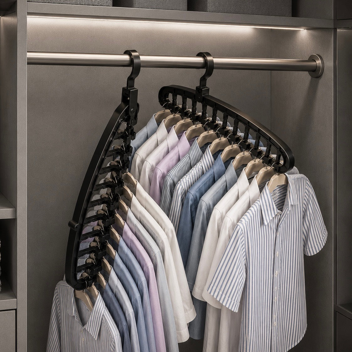 LuxeFold™ CascadeHang Shirt Organiser