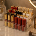 LuxeFold™ LipVault Acrylic Lipstick Organizer