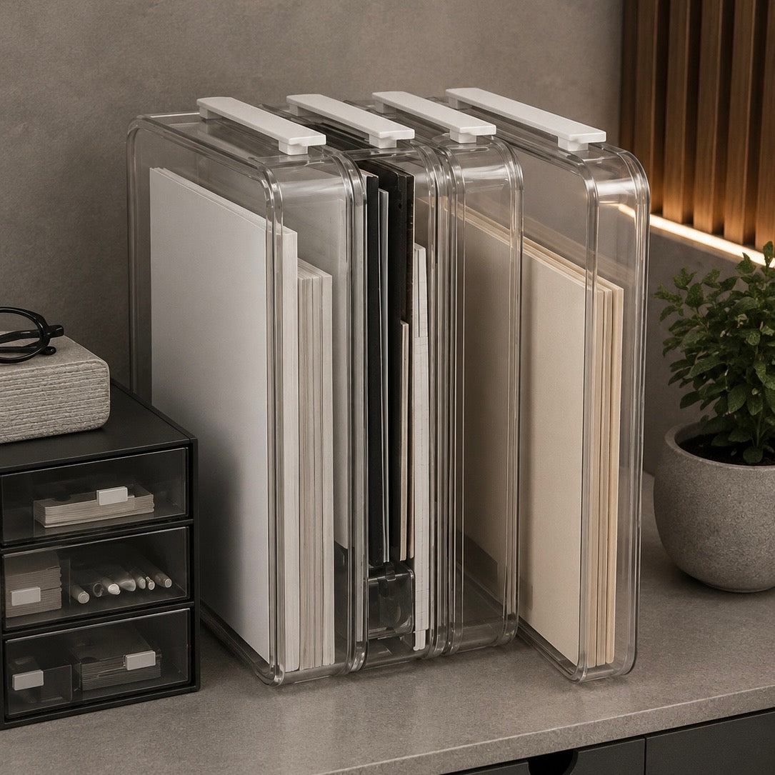 LuxeFold™ ClearFile Organiser