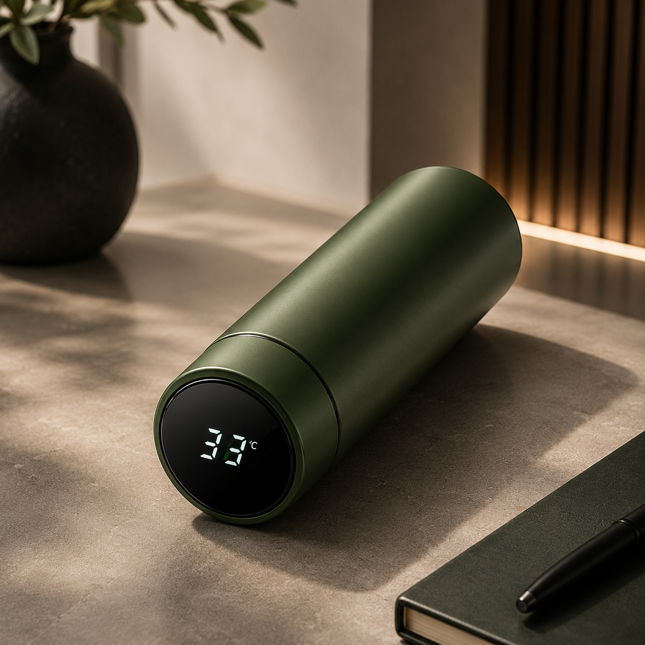 LuxeFold™ SmartTemp Vacuum Flask
