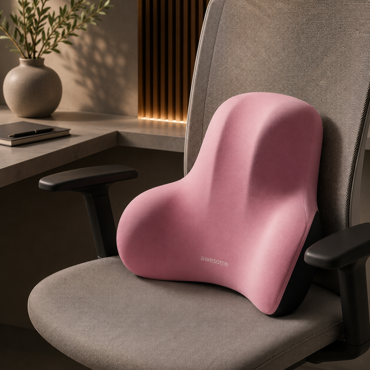 LuxeFold™ CloudSupport Memory Foam Back Cushion