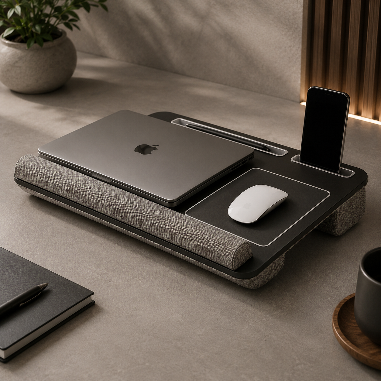 LuxeFold™ ComfortDesk Laptop Lap Tray