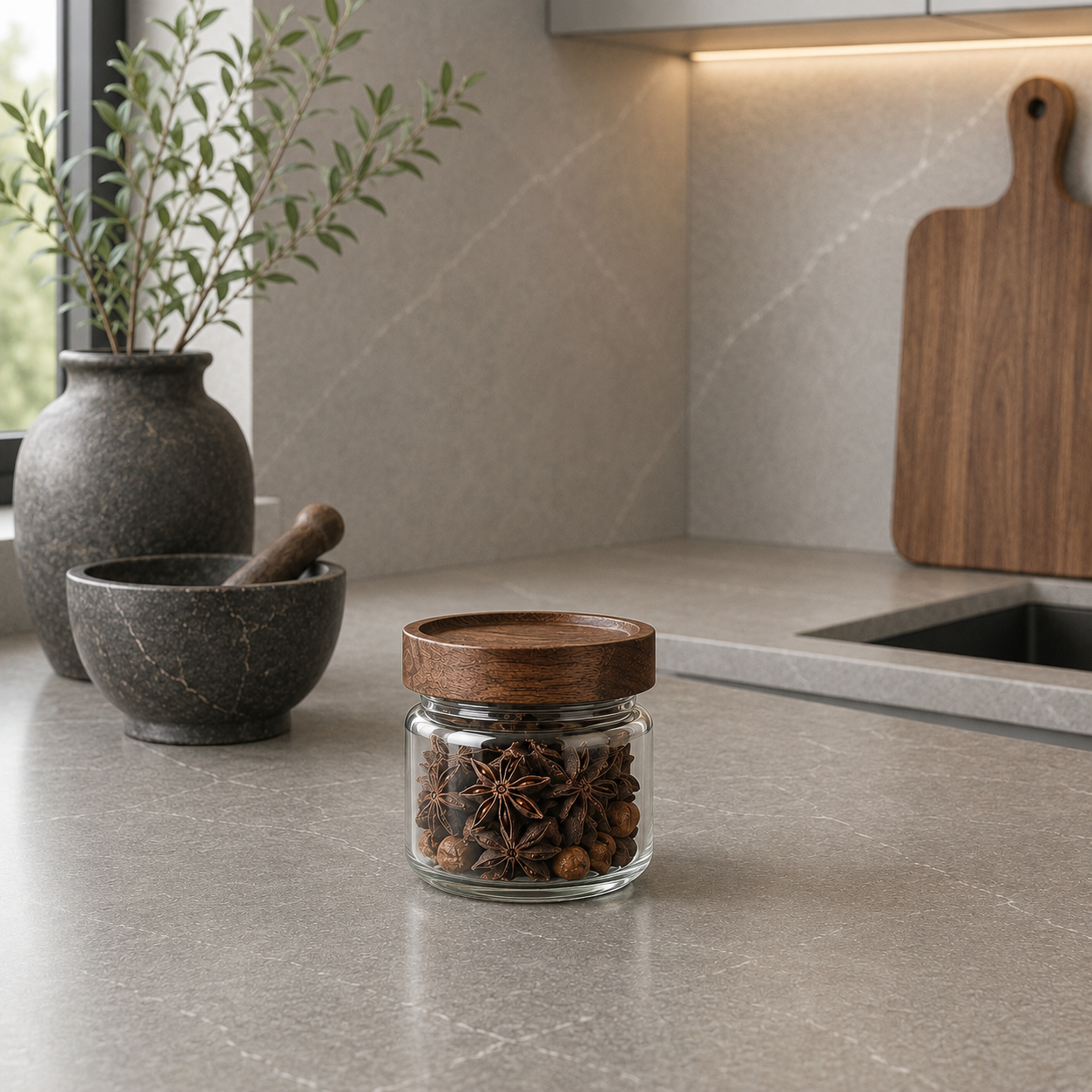 LuxeFold™ PantrySeal Glass Canister