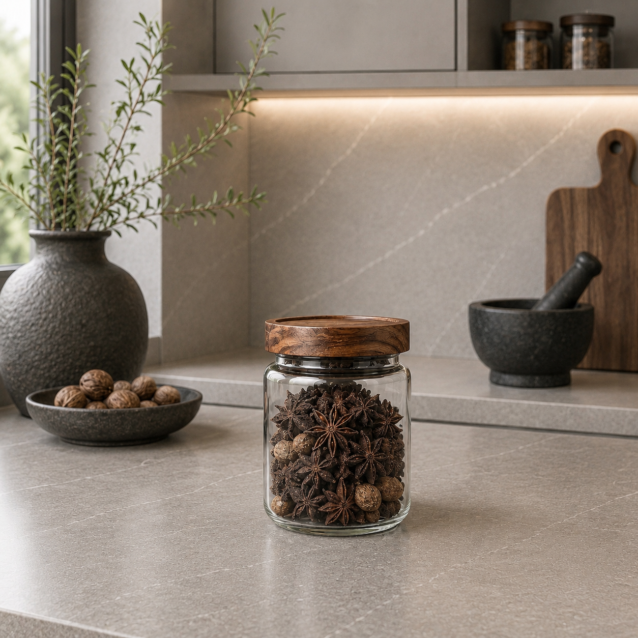 LuxeFold™ PantrySeal Glass Canister