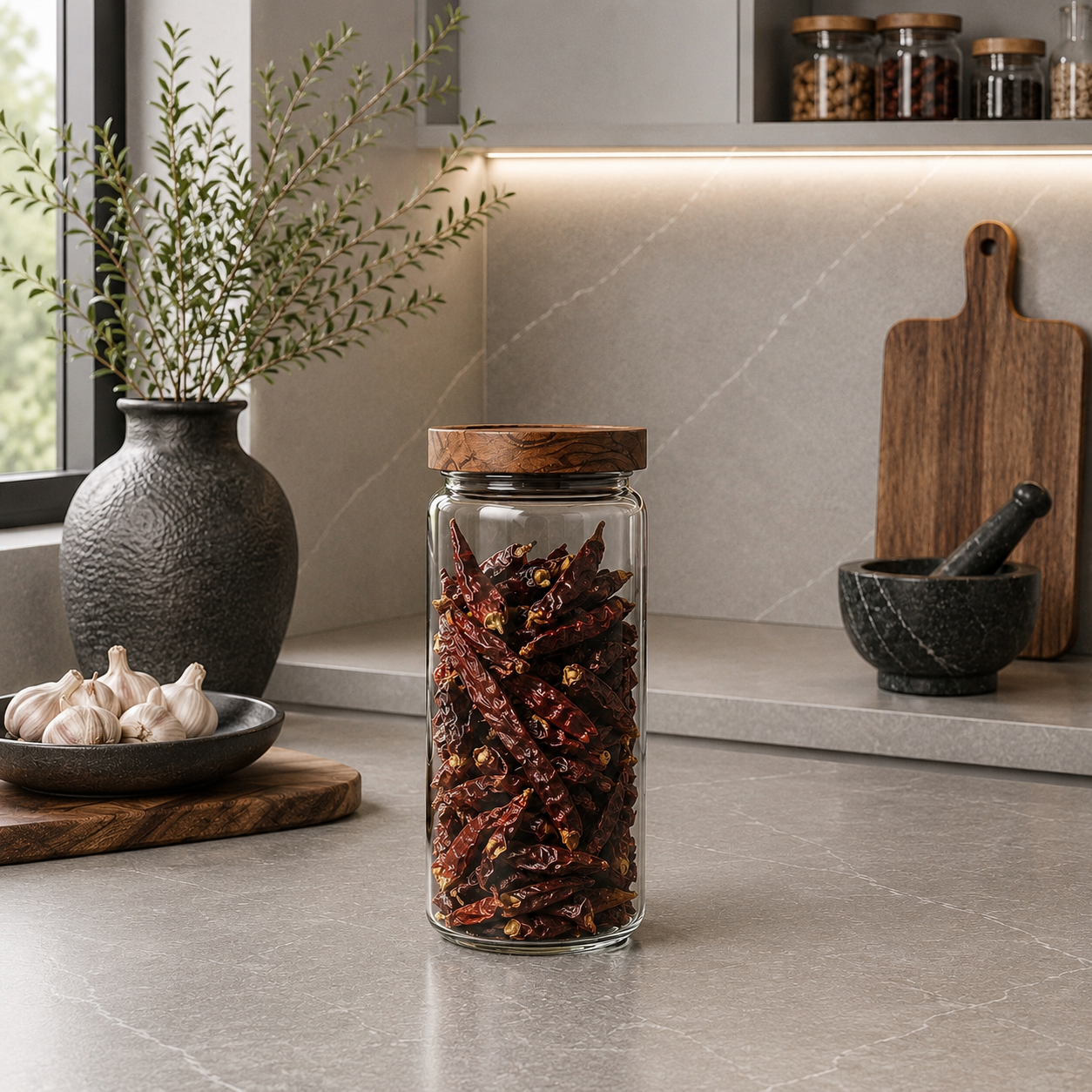 LuxeFold™ PantrySeal Glass Canister