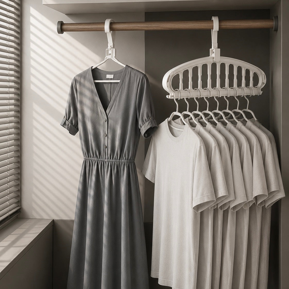 LuxeFold™ CascadeHang Shirt Organiser