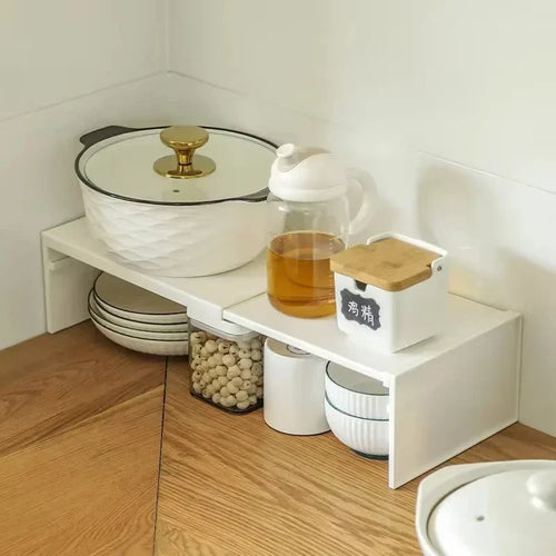Expandable Cabinet Space Saver Shelf