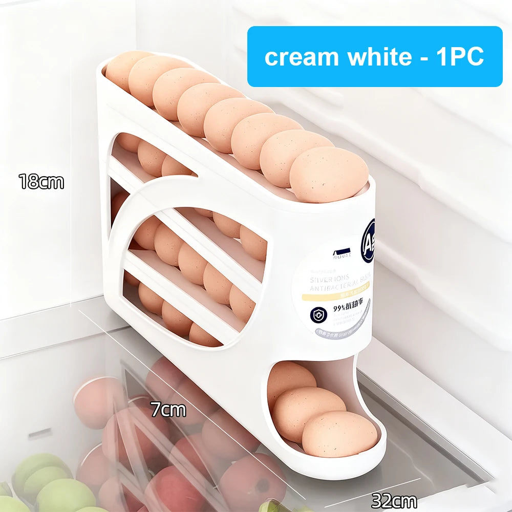Automatic Rolling Egg Organizer