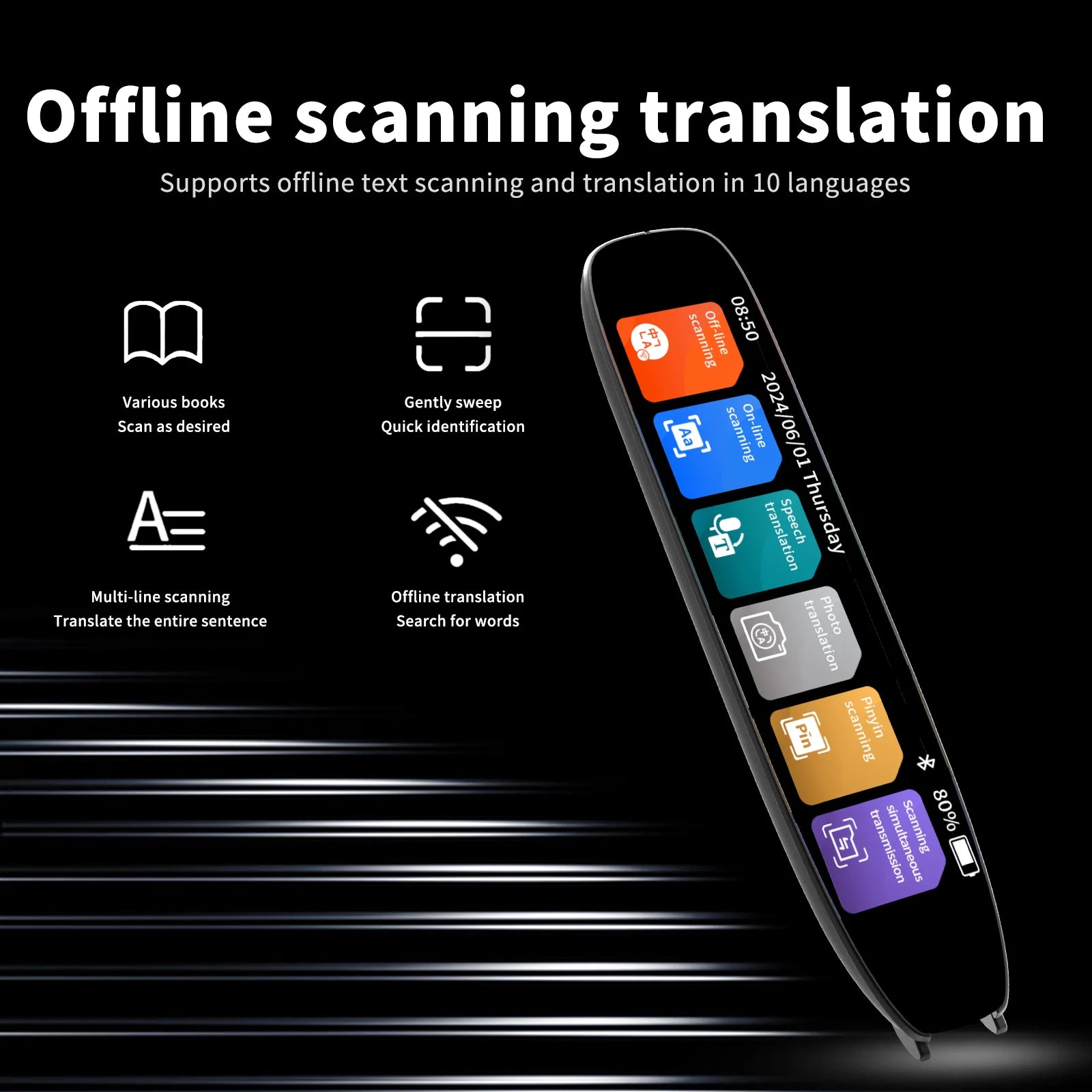 LuxeFold™ SmartTranslate AI Pen