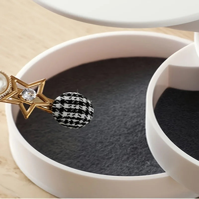 LuxeFold™ 360° Rotating Vanity Organizer