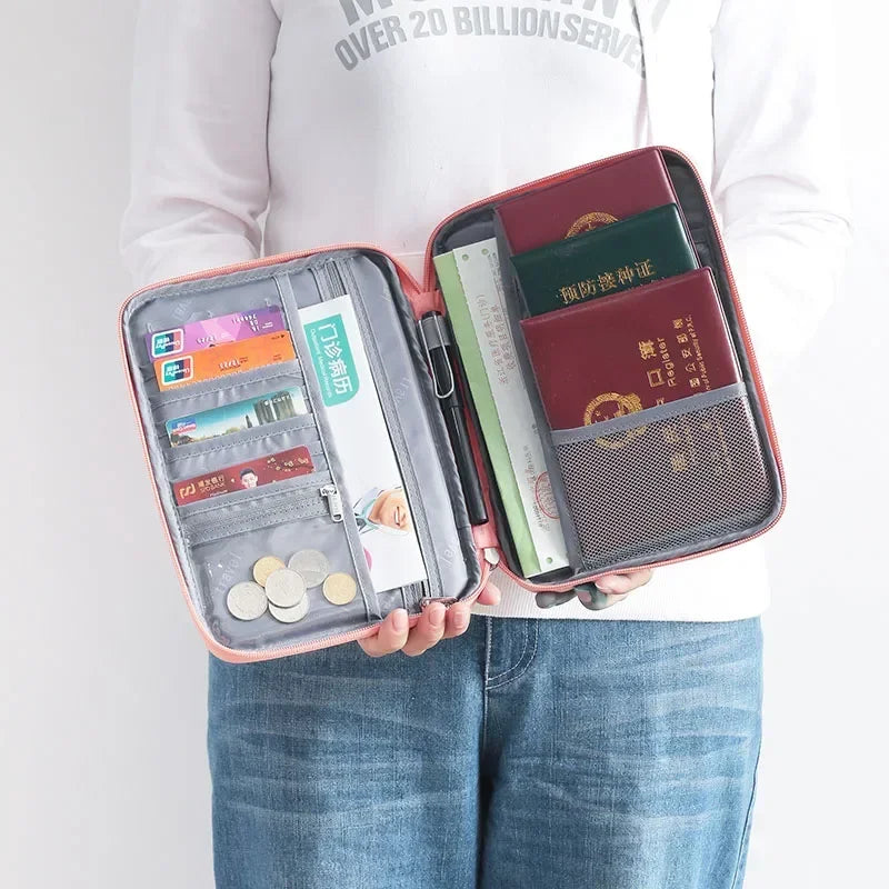 LuxeFold™ Family Travel Wallet