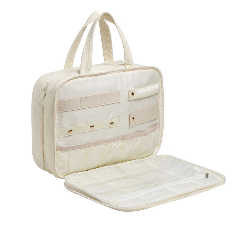 LuxeFold™ Hanging Travel Beauty Organizer
