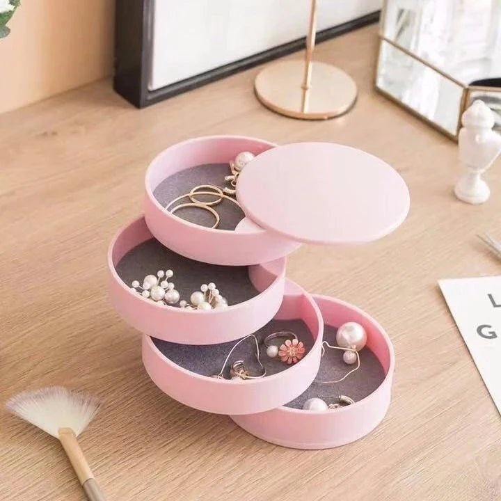 LuxeFold™ 360° Rotating Vanity Organizer