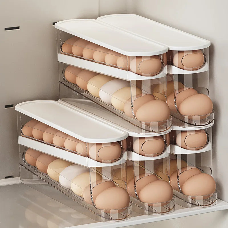 Automatic Rolling Egg Organizer