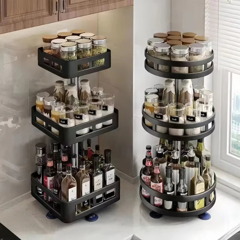 LuxeFold™ 360° Rotating Storage Tower