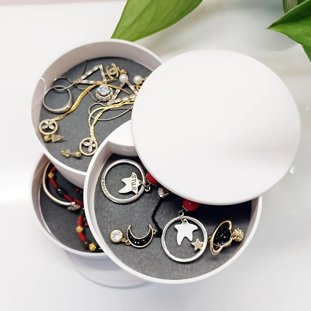 LuxeFold™ 360° Rotating Vanity Organizer
