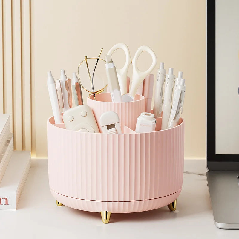 LuxeFold™ 360° Rotating Beauty Organizer