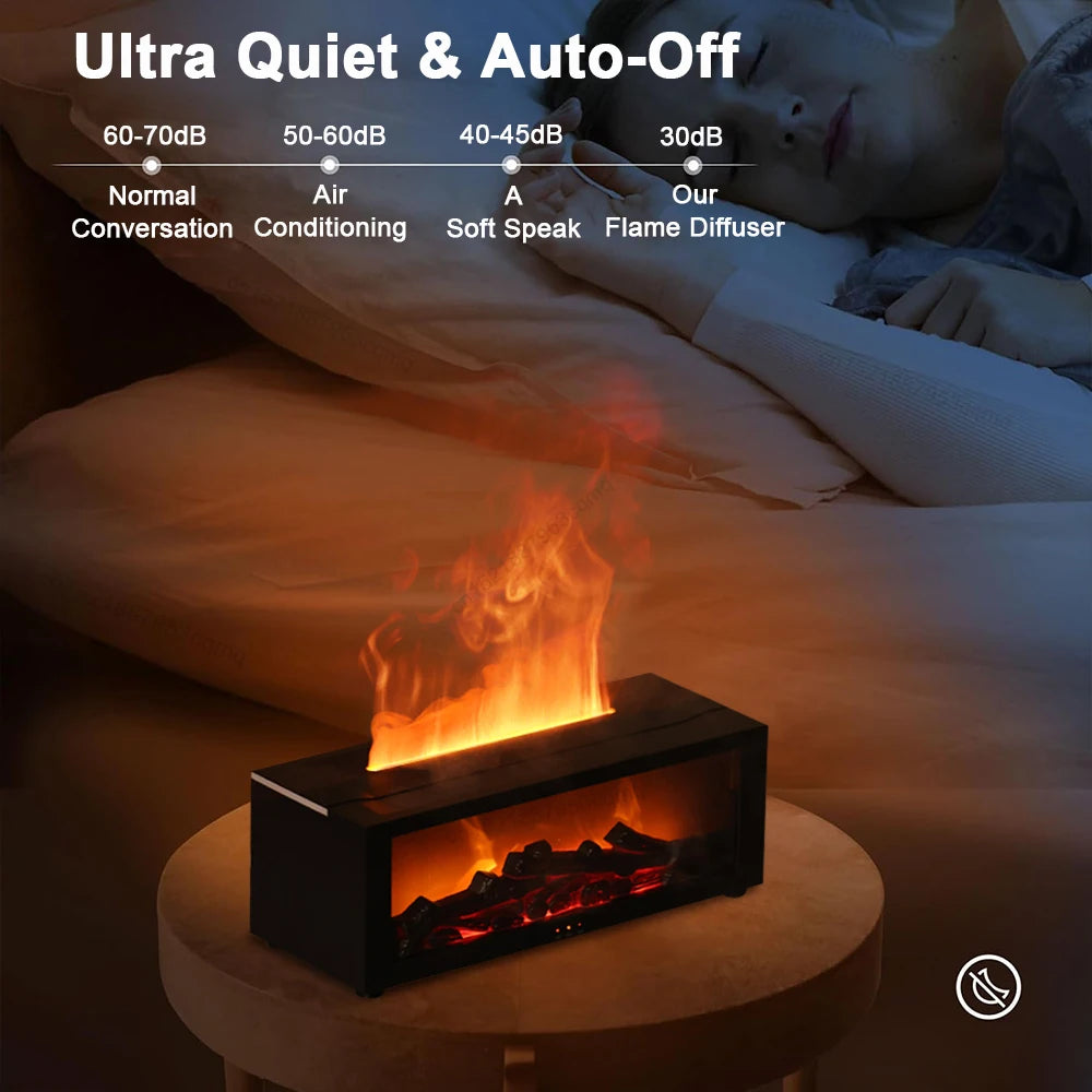 LuxeFold™ FlameGlow Aroma Diffuser & Humidifier
