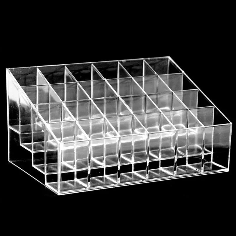 LuxeFold™ LipVault Acrylic Lipstick Organizer
