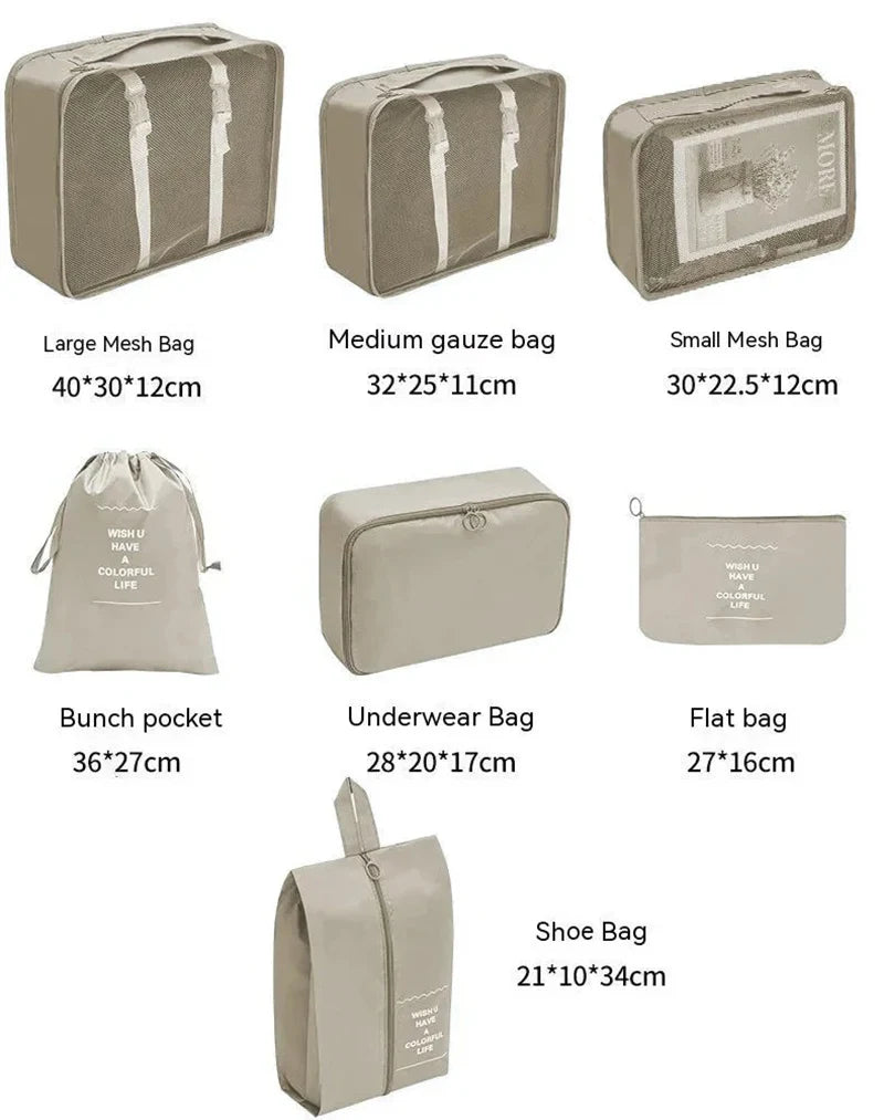 LuxeFold™ Premium Travel Packing Cube Set