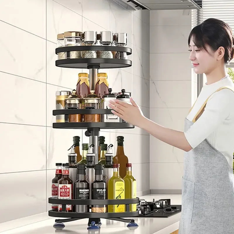 LuxeFold™ 360° Rotating Storage Tower
