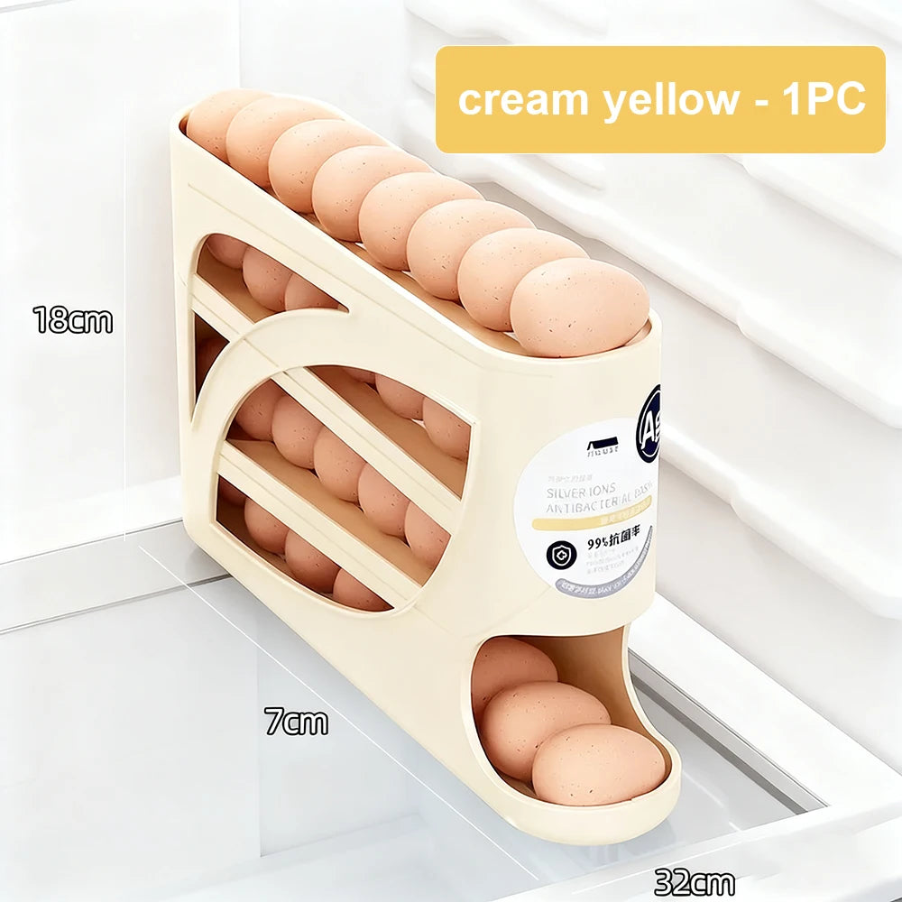 Automatic Rolling Egg Organizer