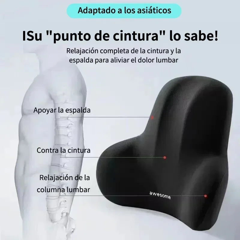 LuxeFold™ CloudSupport™ Memory Foam Back Cushion