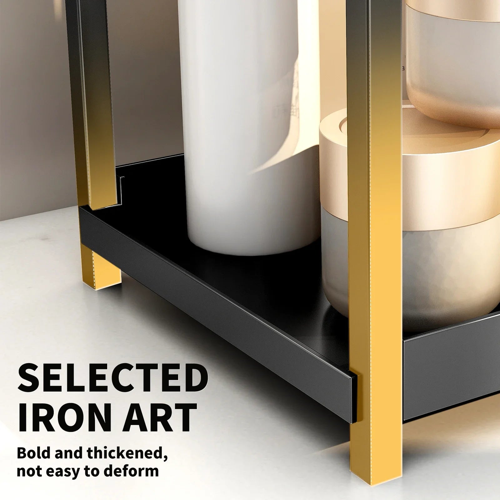 LuxeFold™ VanityShelf Organizer