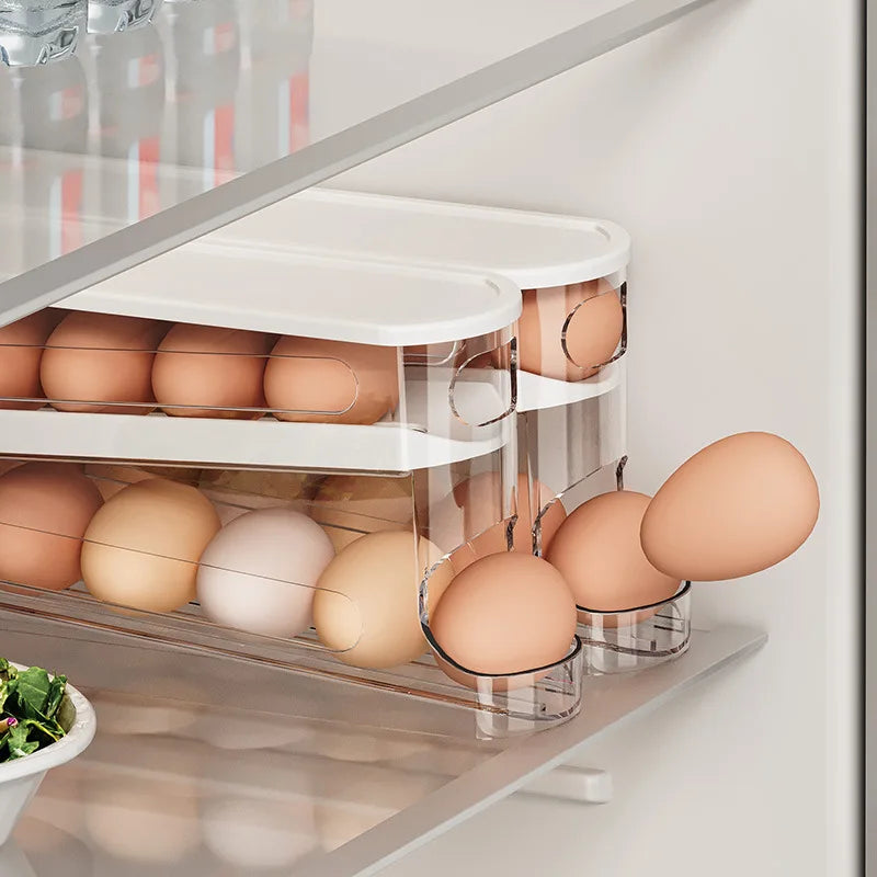 Automatic Rolling Egg Organizer