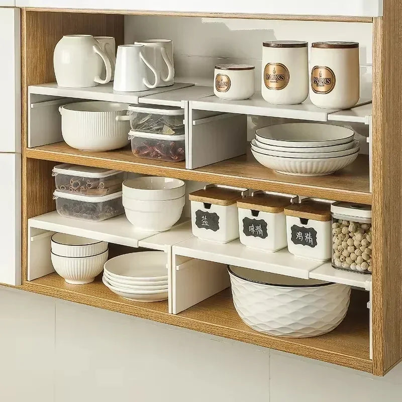 Expandable Cabinet Space Saver Shelf