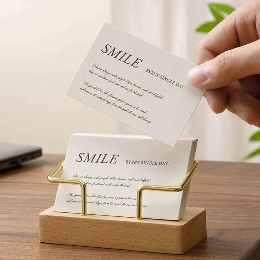LuxeFold™ Elite Business Card Holder