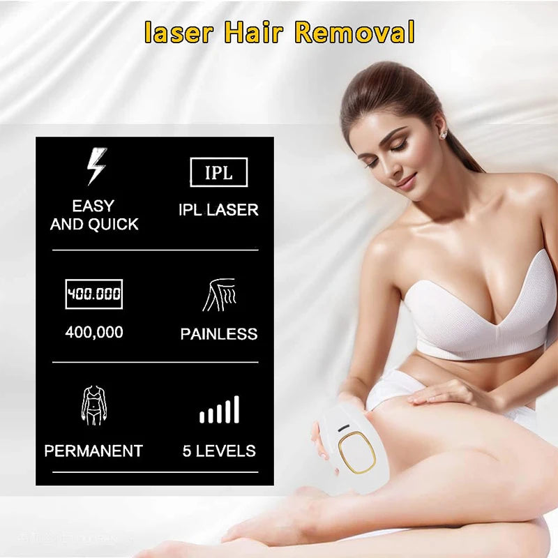LuxeFold™ SmoothSkin IPL Hair Removal Device