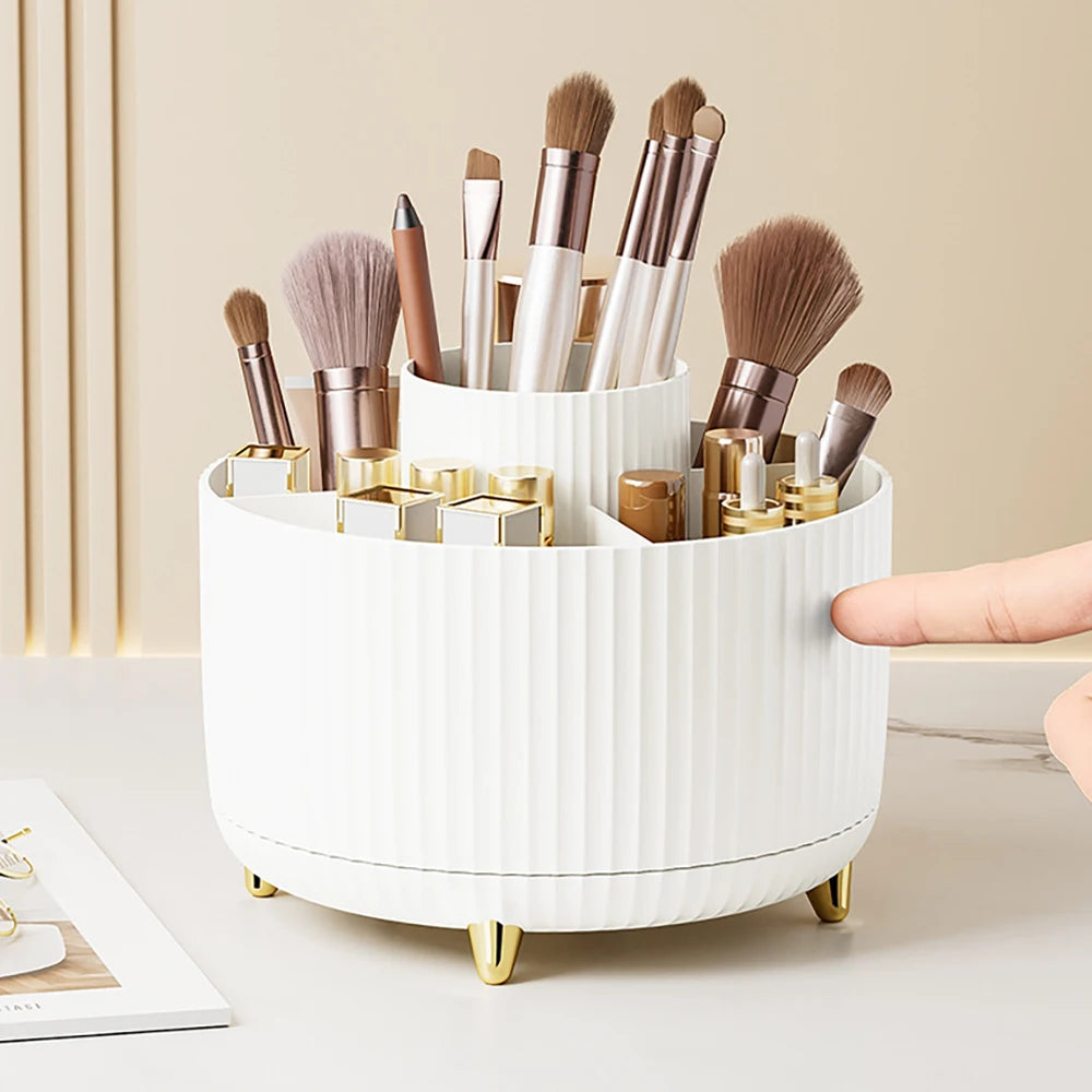 LuxeFold™ 360° Rotating Beauty Organizer
