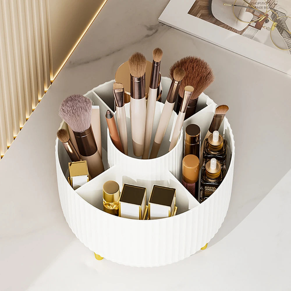 LuxeFold™ 360° Rotating Beauty Organizer