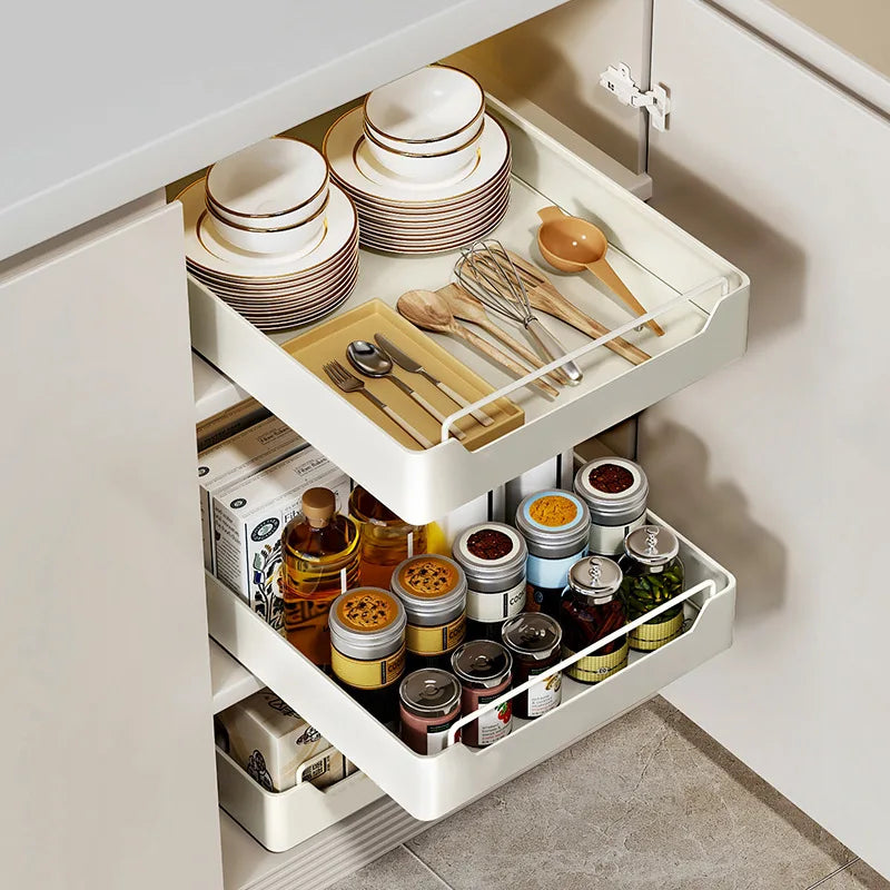 LuxeFold™ GlideTray Cabinet Organiser