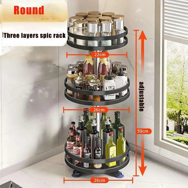 LuxeFold™ 360° Rotating Storage Tower