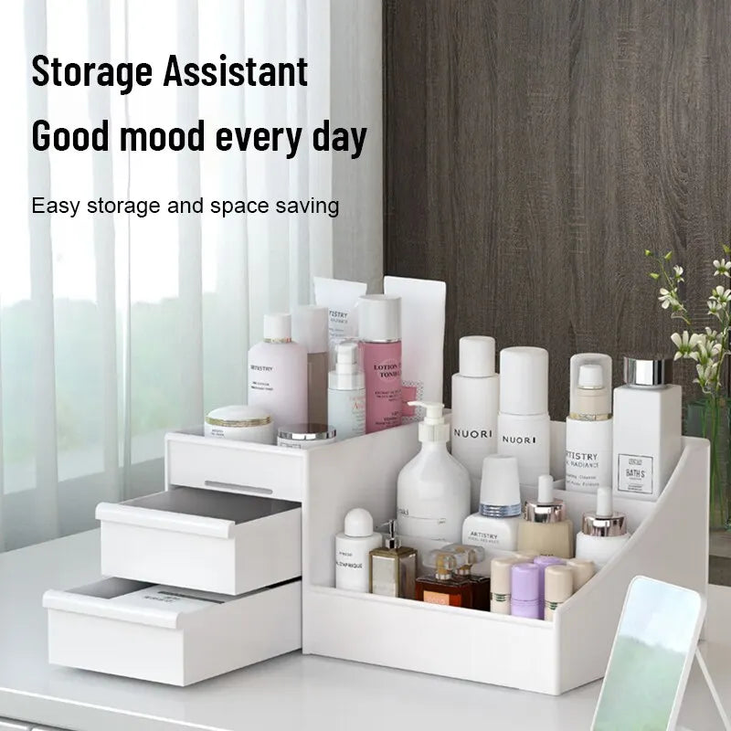 LuxeFold™ Vanity Makeup Organizer