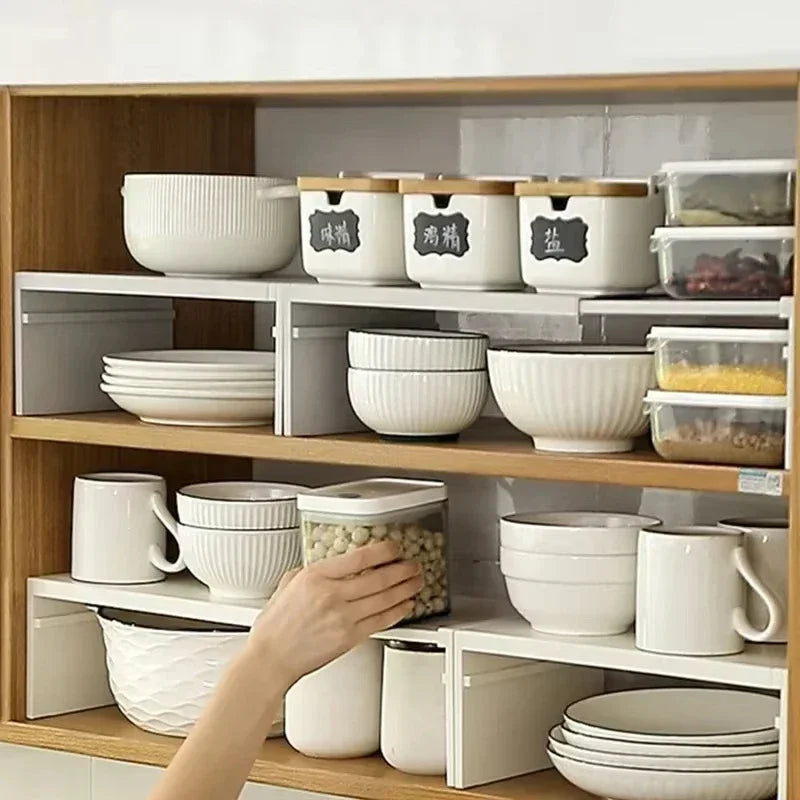 Expandable Cabinet Space Saver Shelf