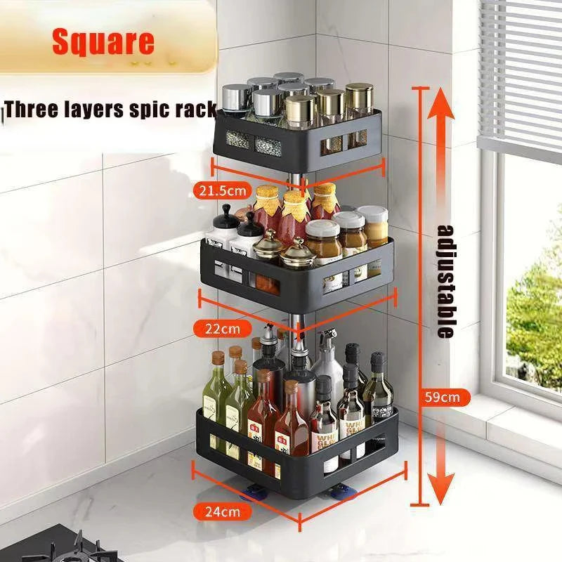 LuxeFold™ 360° Rotating Storage Tower