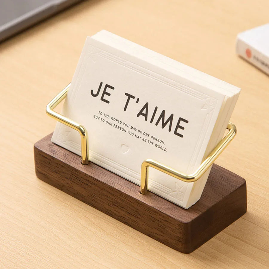 LuxeFold™ Elite Business Card Holder