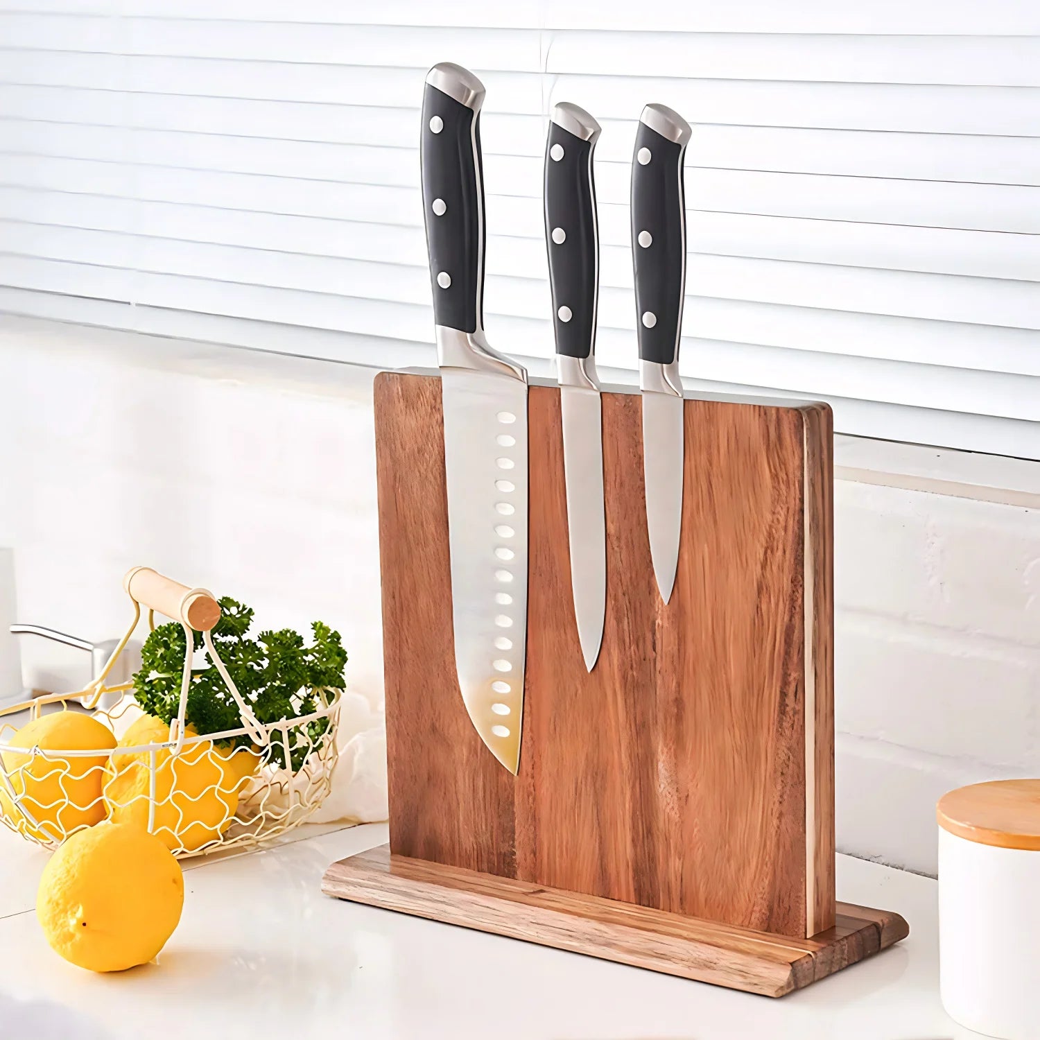 LuxeFold™ Acacia Knife Dock