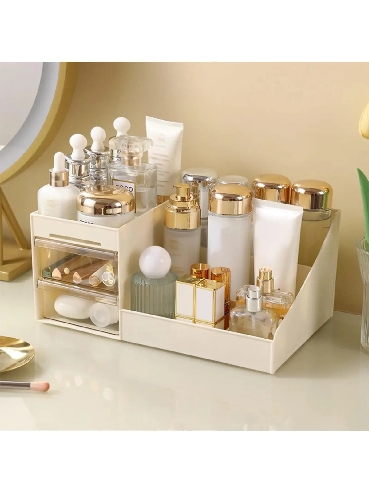 LuxeFold™ VanityShelf Organizer