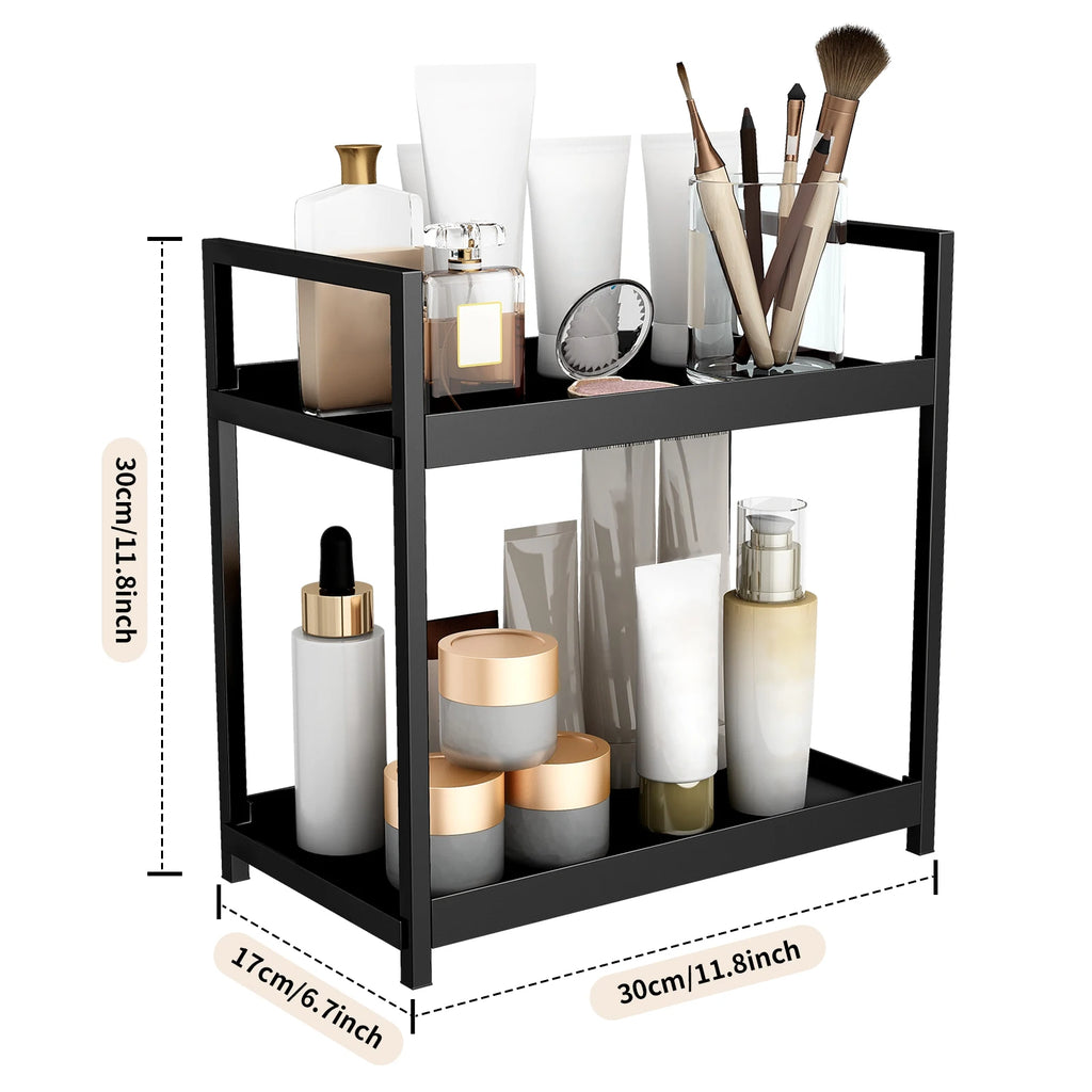 LuxeFold™ VanityShelf Organizer